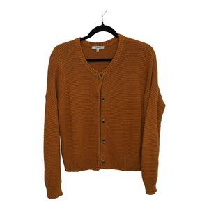 Madewell Brown‎ Cotton Knit Cardigan Sz M